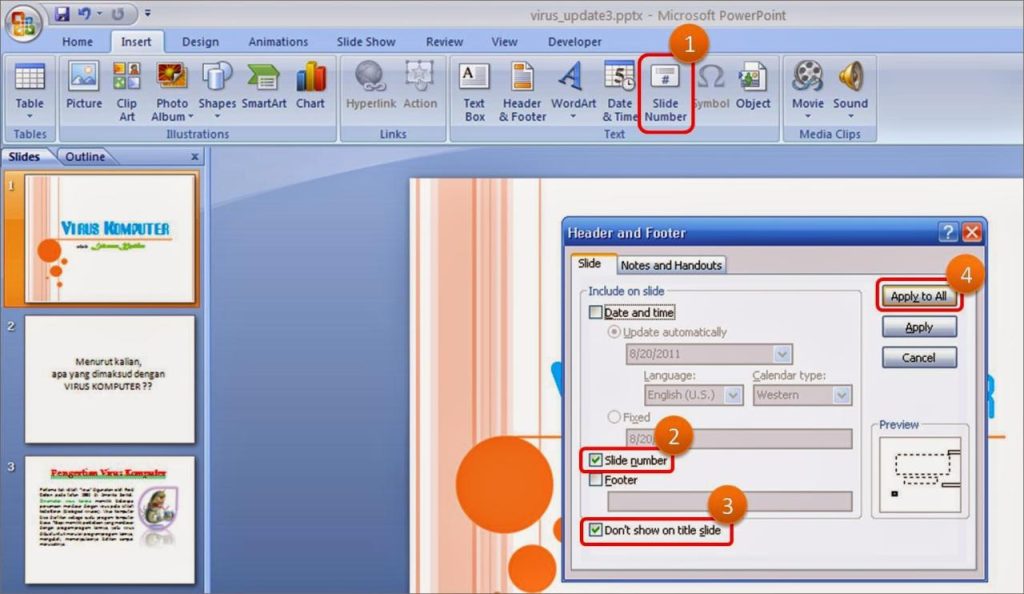cara menambahkan slide pada aplikasi microsoft powerpoint adalah